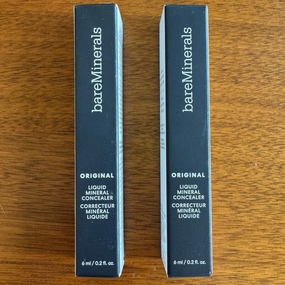 Bareminerals Original Liquid Mineral Concealer Light/Med 2.5N Two packages